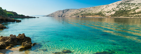 Glasklares Wasser in Kroatien