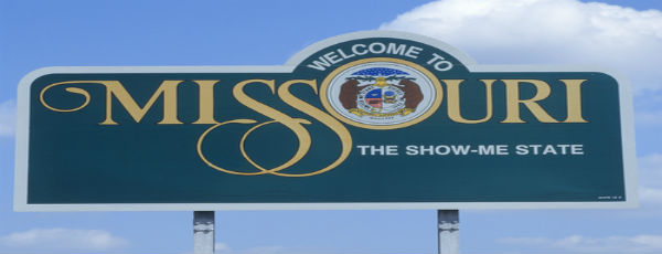 Missouri - Straßenschild