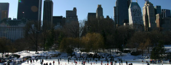 Central Park mit Eisbahn