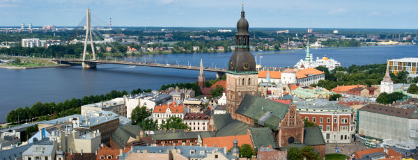 Panorama von Riga