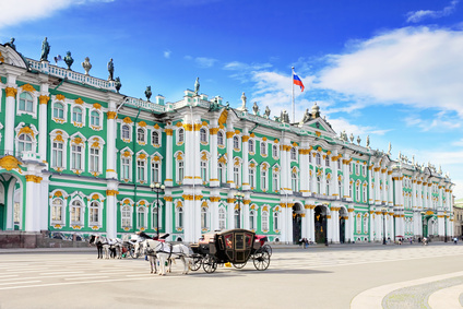 Ein Teil der Eremitage in St. Petersburg