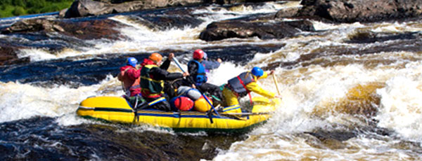 Wildwasser-Rafting in Bayern