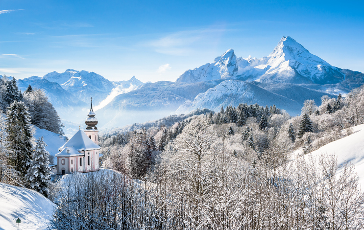 Alpen im Winter