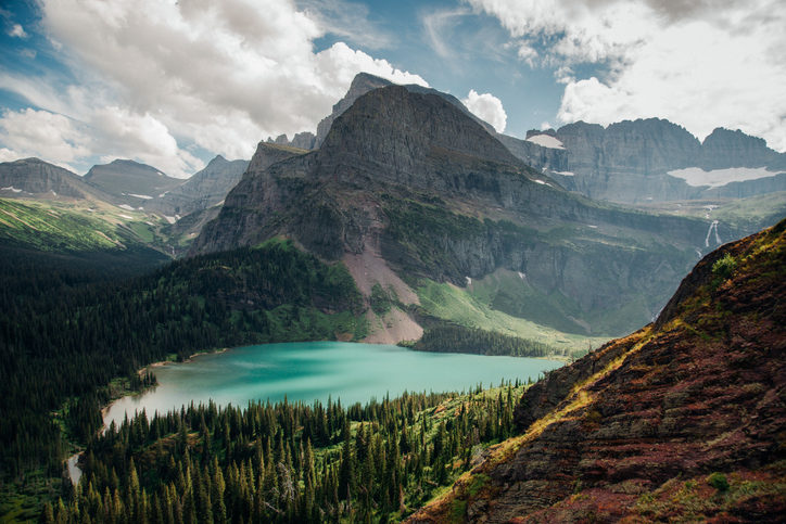 Panoramabild vom Glacier Nationalpark