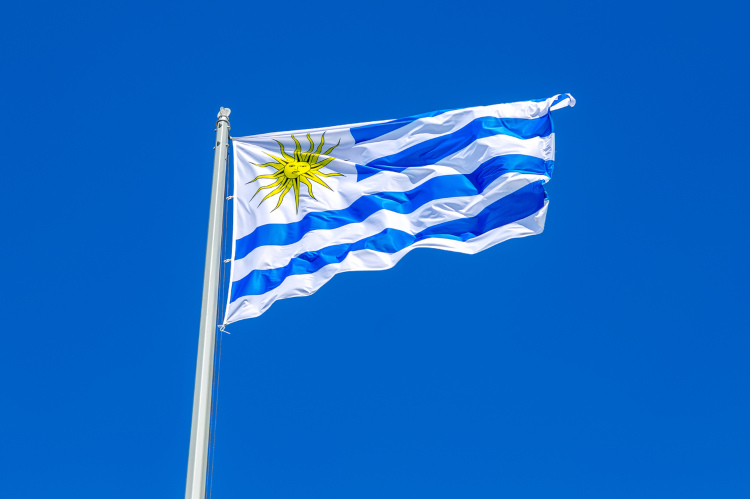 Uruguay Flagge