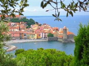 Colorful village of Collioure, Vermilion coast, Languedoc-Roussillon, France