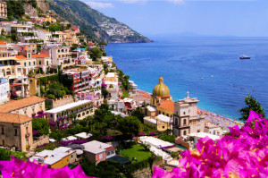 Blick auf Küste von Sorrento