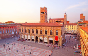 Blick auf Bologna