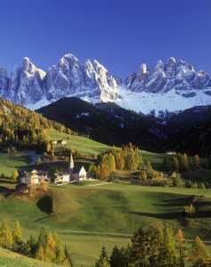 Tallandschaft in Südtirol